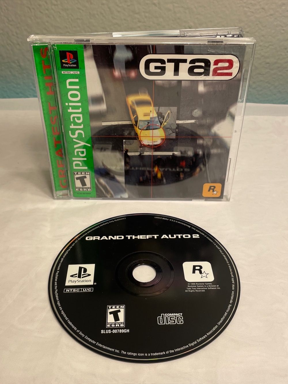 Grand Theft Auto 2 GTA2 (PlayStation 1, 1999) CIB Complete PS1 Greatest Hits
